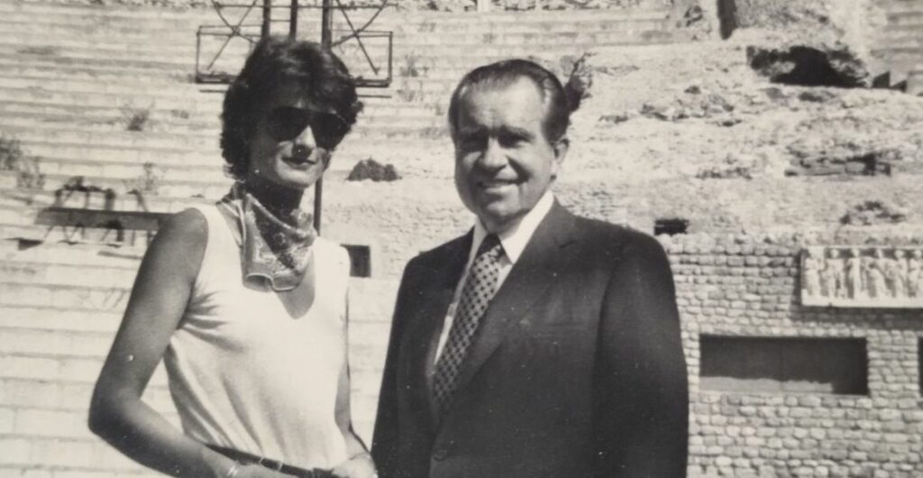 Barbara Gray et Richard Nixon